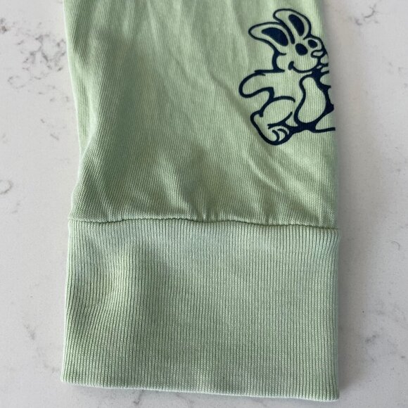 Vans Vintage Peace of Mind Classic Fit LS Cotton T Shirt Celadon Green Sz XS - Picture 6 of 13